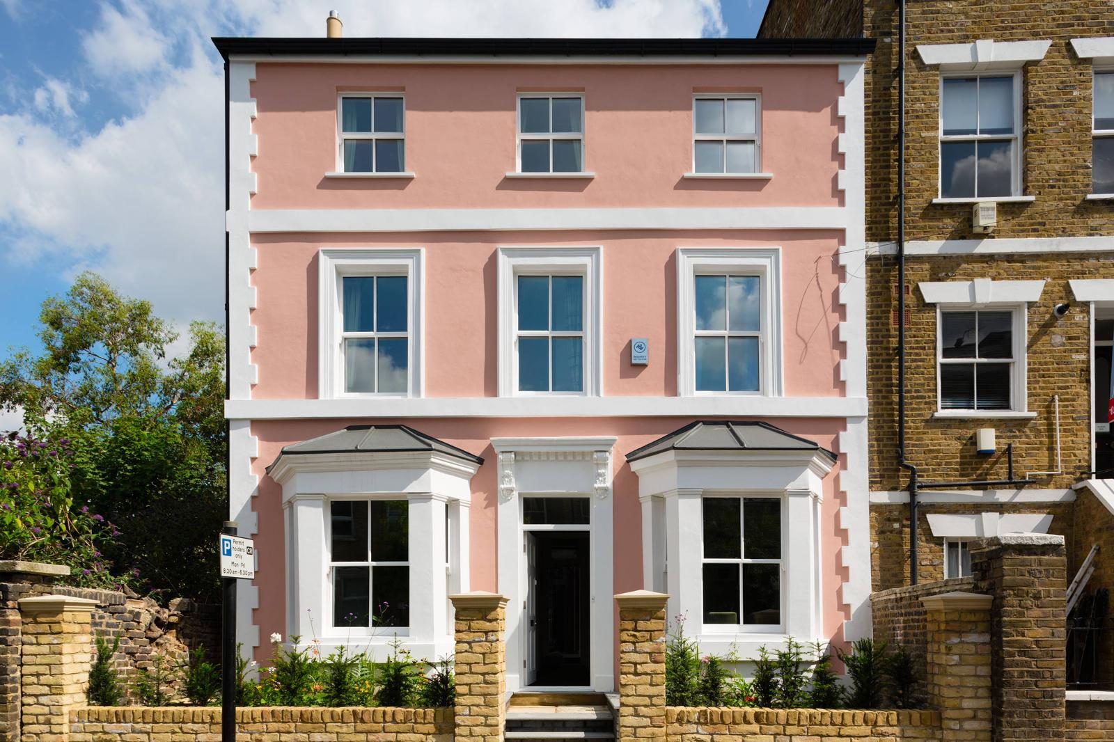 A Regency townhouse exterior repainted by Hove Decor in Brighton and Hove